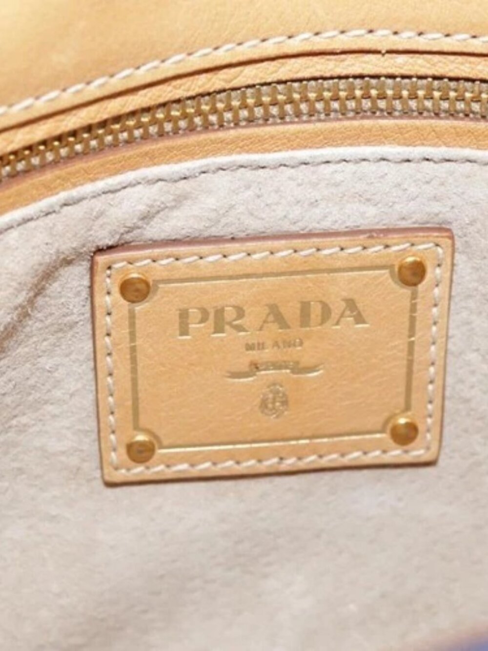 PRADA Shoulder Bag Canvas Blue Auth 111326 - Picture 14 of 16